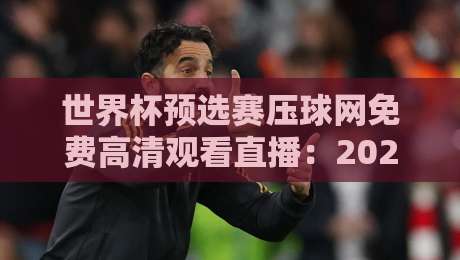 世界杯预选赛压球网免费高清观看直播:2026年球迷必看的观赛攻略