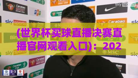(世界杯买球直播决赛直播官网观看入口)：2026年看球赛的正确打开方式，老球迷都懂