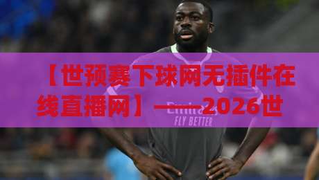 【世预赛下球网无插件在线直播网】——2026世预赛观赛新姿势,你get了吗? 【世预赛下球网无插件在线直播网】——2026世预赛观赛新姿势,你get了吗?
