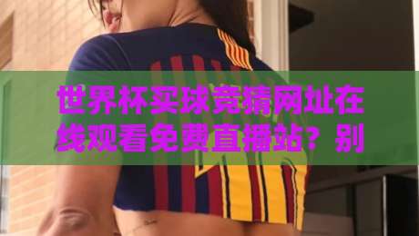 世界杯买球竞猜网址在线观看免费直播站？别踩坑，2026年球迷必看指南！