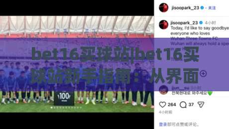 bet16买球站|bet16买球站新手指南：从界面熟悉到顺畅体验的完整路径(bet16买球站)-网上热门让球站公司比分下盘无需登录对比大礼包