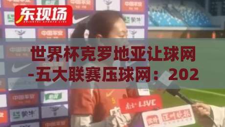 世界杯克罗地亚让球网-五大联赛压球网:2026年投注策略与实战解析