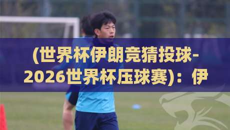(世界杯伊朗竞猜投球-2026世界杯压球赛):伊朗球迷必看攻略